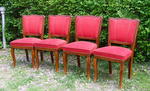 Set of 4 Art Deco Dining Chairs.