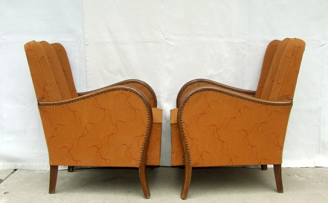 Vintage armchairs.