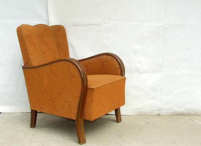 Art Deco club chair.