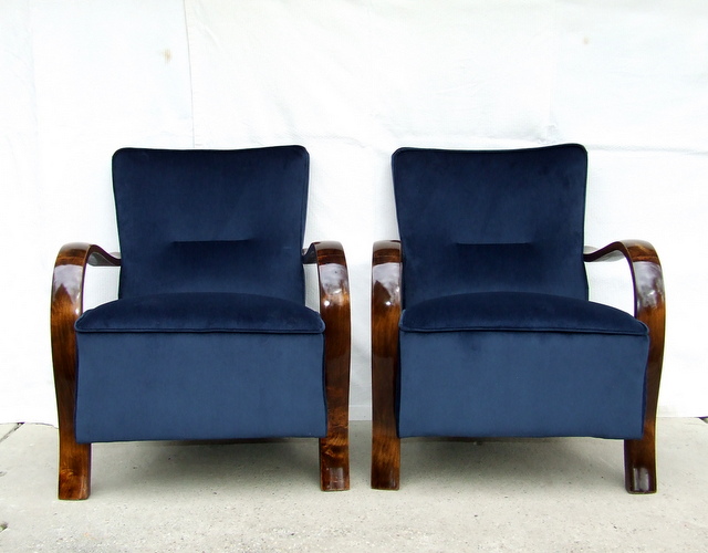 Art Deco Armchairs.